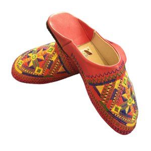 Moroccan Babouche kids slide slippers